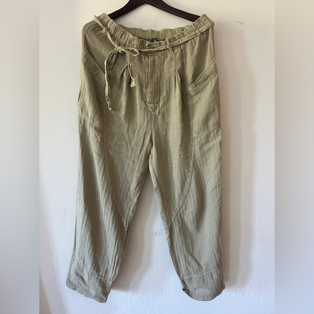 Free People high rise cotton pants M